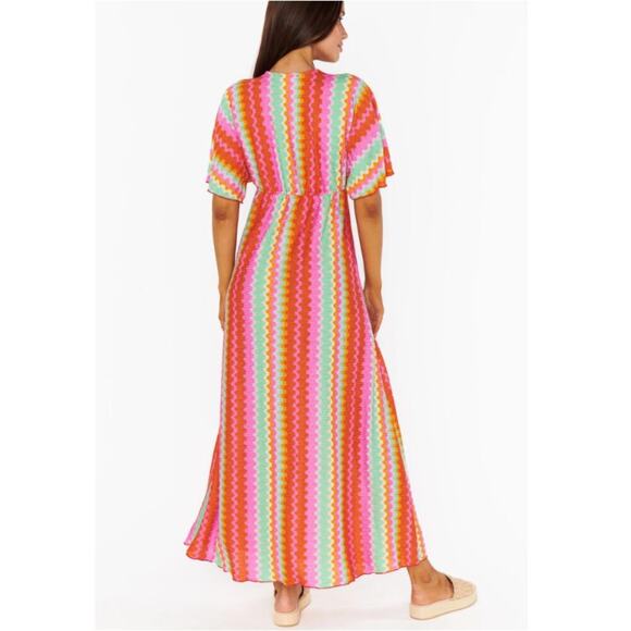Show me Your Mumu Women's Cabo Groovy Knit Kenzie Maxi Dress Size 1X - Picture 2 of 6